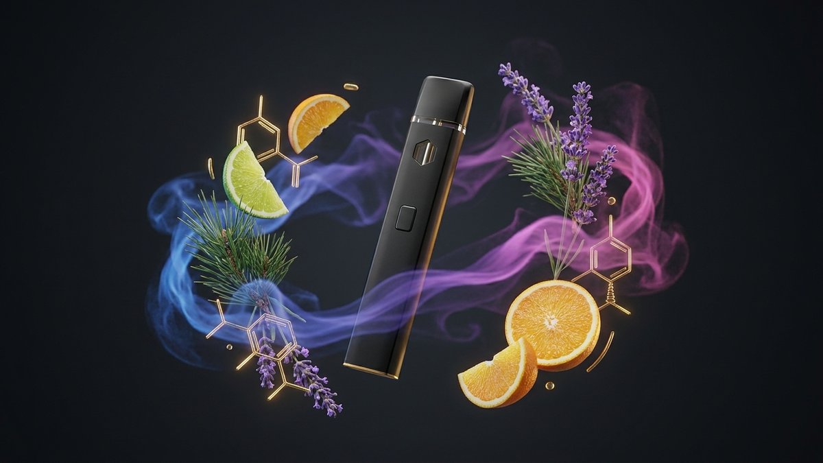 Terpener og deres anvendelse i HCT- og HHC-vapes