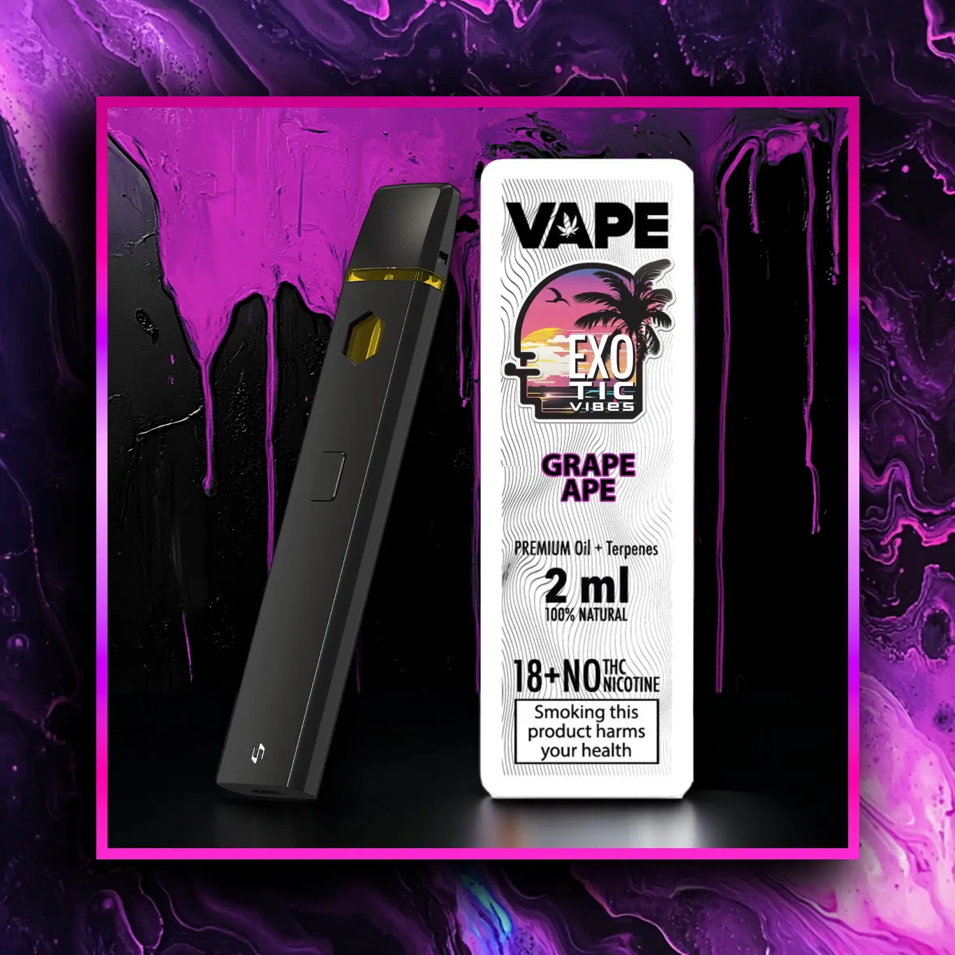 Grape Ape HHC Premium Vape - 2,00 ml. HHC